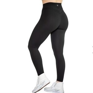 Bundle(3)Tom Tiger High-Waisted Butt lifting Compression Leggings 2Black 1Navy-M